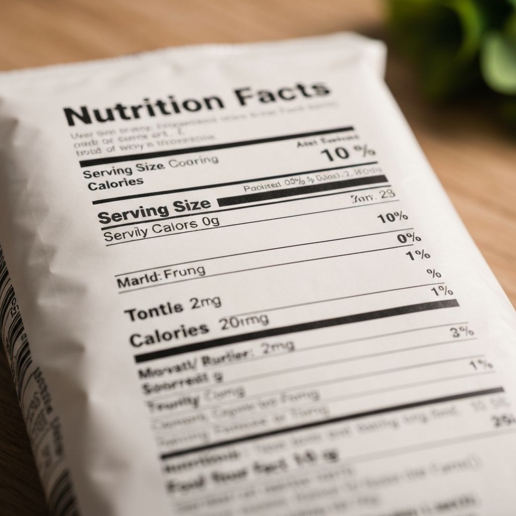 Etykiety produktów spożywczych